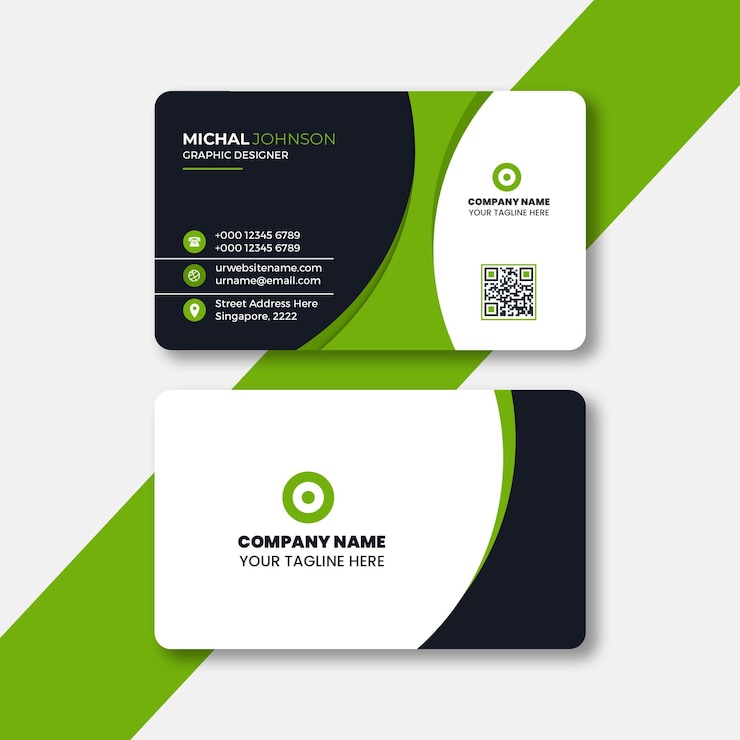 PSD plantilla de diseño de tarjetas de visita creativas profesionales