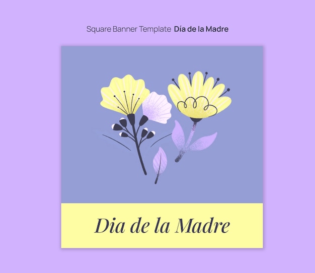 PSD plantilla de estandarte para la celebración del día de la mujer