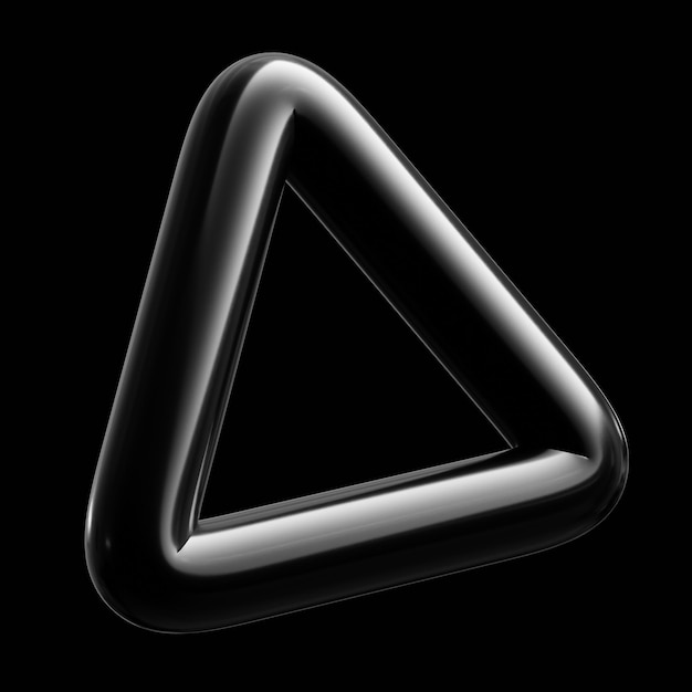 plantilla de forma PNG abstracta de geometría 3D