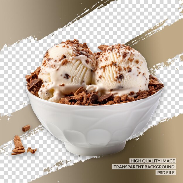 PSD plantilla de helado 3d png clipart trasfondo aislado transparente