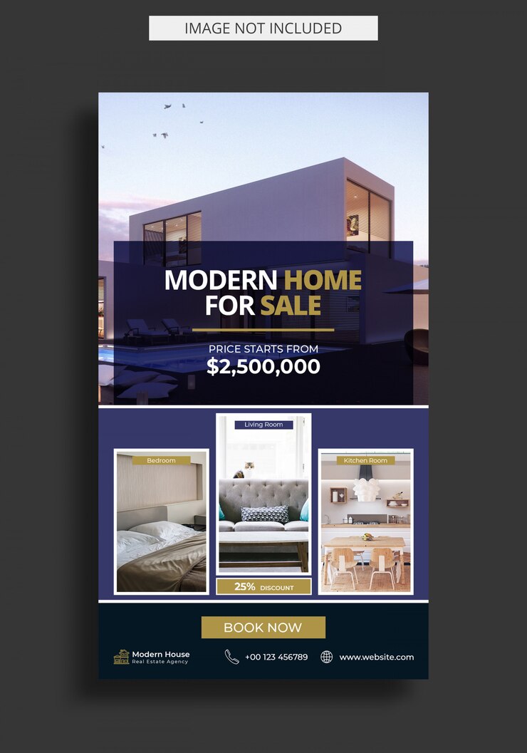 Plantilla de historia de Instagram inmobiliaria