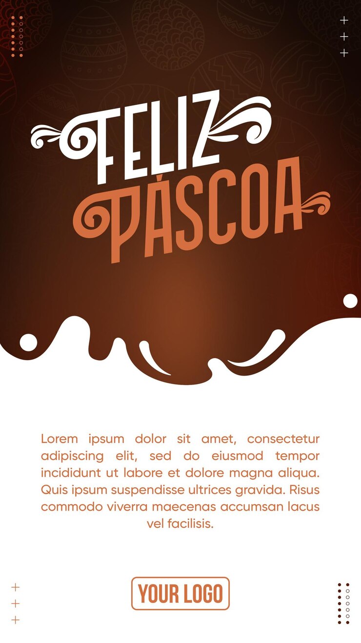 PSD plantilla de historias de redes sociales de felices pascuas para insertar mensaje