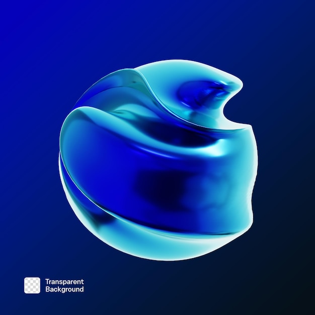 plantilla de icono 3D de forma geométrica del año 2000 PNG