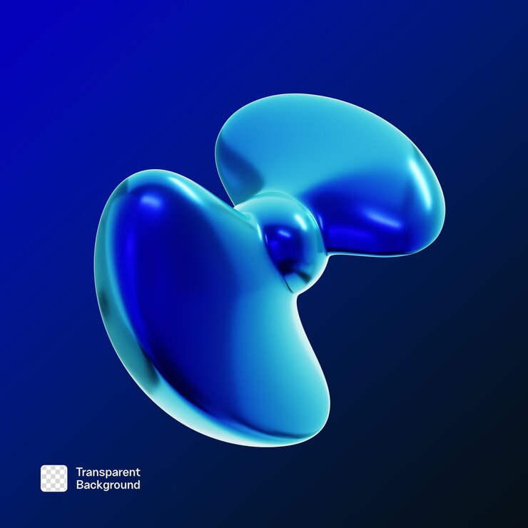 PSD plantilla de icono 3d de forma geométrica del año 2000 png