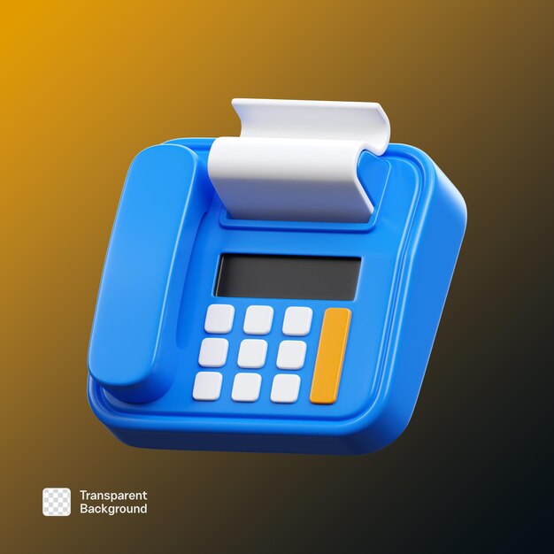 plantilla de icono PNG de comunicación en 3D