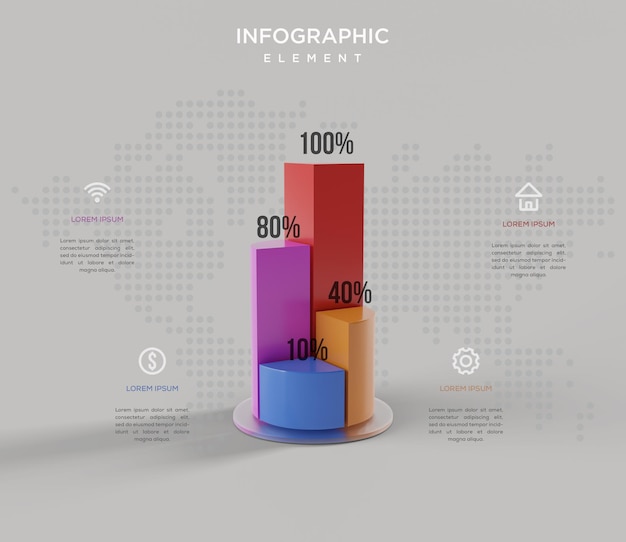 Plantilla de infografía, flujo de trabajo, gráfico de proceso, vector de diseño de infografías de línea de tiempo se puede utilizar para diseño de flujo de trabajo, diagrama, informe anual