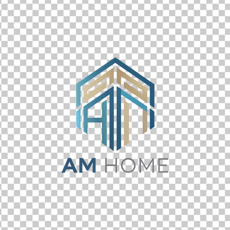 PSD plantilla de logotipo de la empresa minimalista