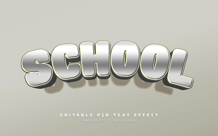 PSD plantilla de logotipo de maqueta de efecto de texto editable en 3d