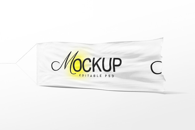 plantilla de maqueta de banner de bandera horizontal diseño psd