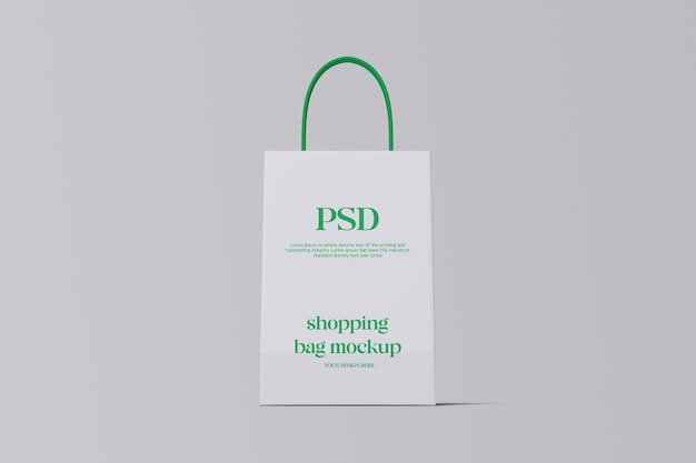 Plantilla de maqueta de bolsa de compras