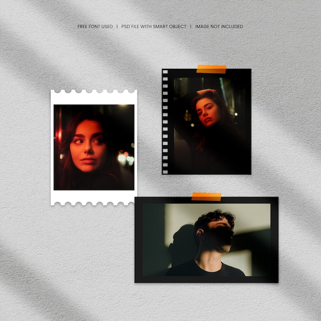 plantilla de maqueta de moodboard de marcos