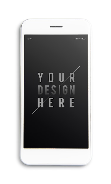 Plantilla de maqueta de pantalla de teléfono móvil Premium