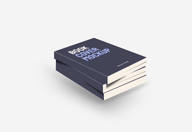 Plantilla de maqueta de portada de libro realista