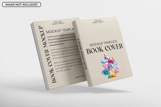 Plantilla de maqueta de portada de libro