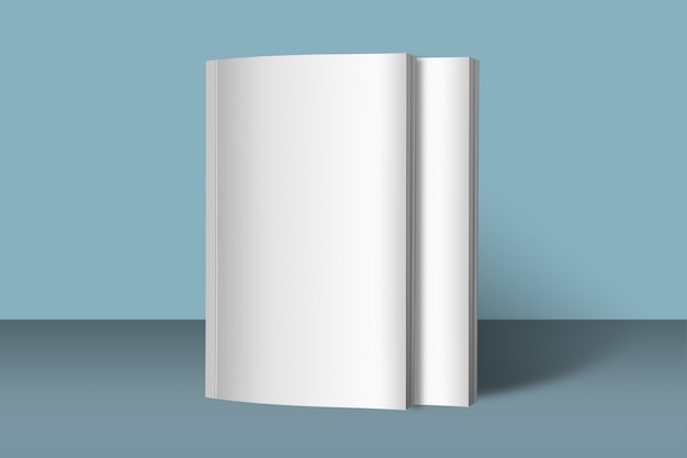Plantilla de maqueta de portada tamaño A4