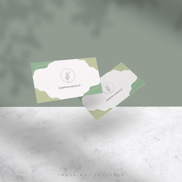 Plantilla de maqueta de tarjeta de presentación editable