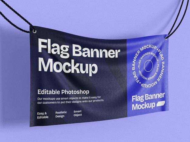 plantilla de maquillaje de banner de bandera