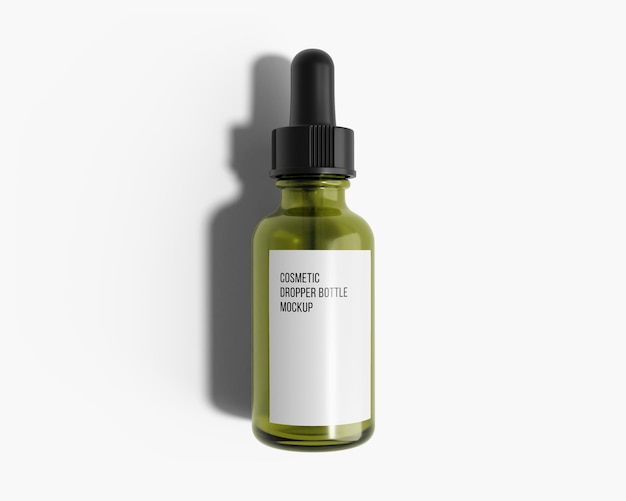 plantilla de maquillaje de botella de gotero para cosméticos
