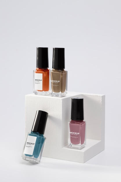 plantilla de maquillaje de esmalte de uñas