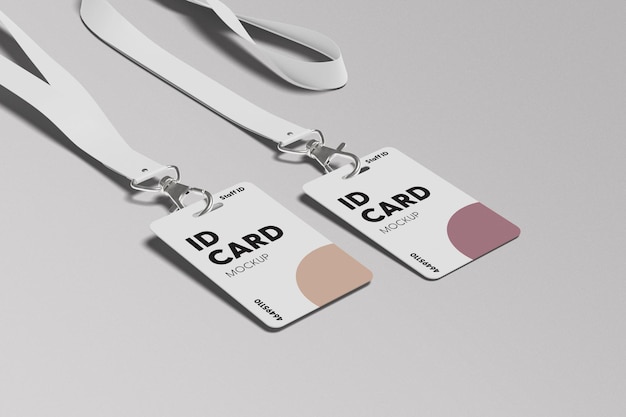 plantilla de maquillaje de tarjeta de identificación