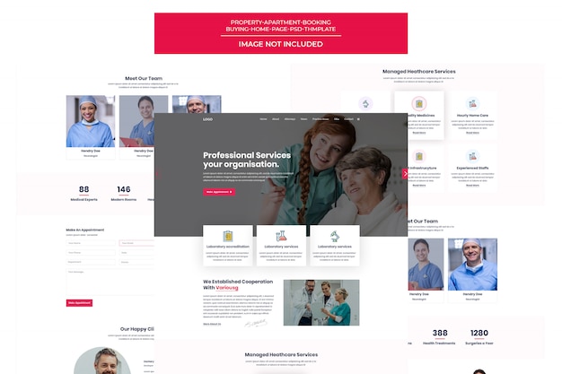 Plantilla médica moderna