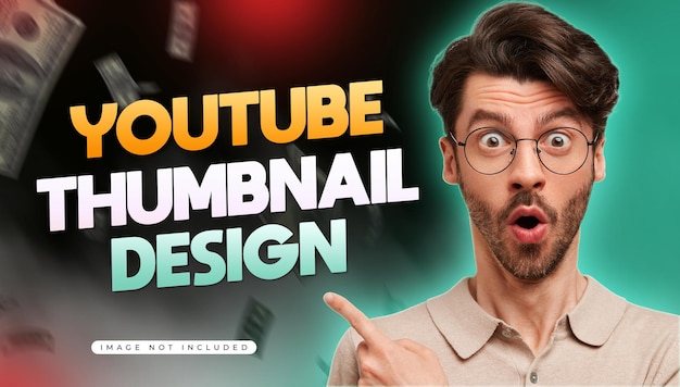 plantilla de miniatura artística de YouTube