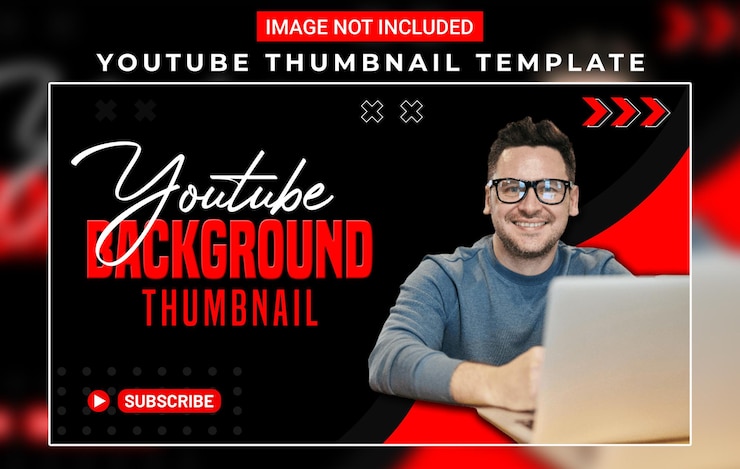 PSD plantilla de miniatura de video psd de youtube para todo tipo de video completamente editable