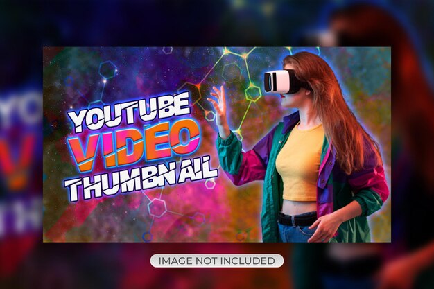Plantilla de miniatura de video de Youtube