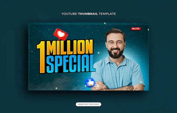 PSD plantilla de miniatura de youtube