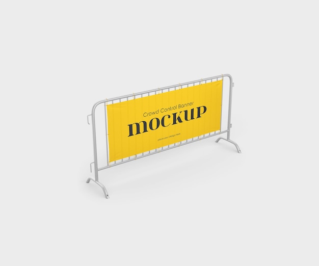 plantilla de modelo psd de banner de control de multitud