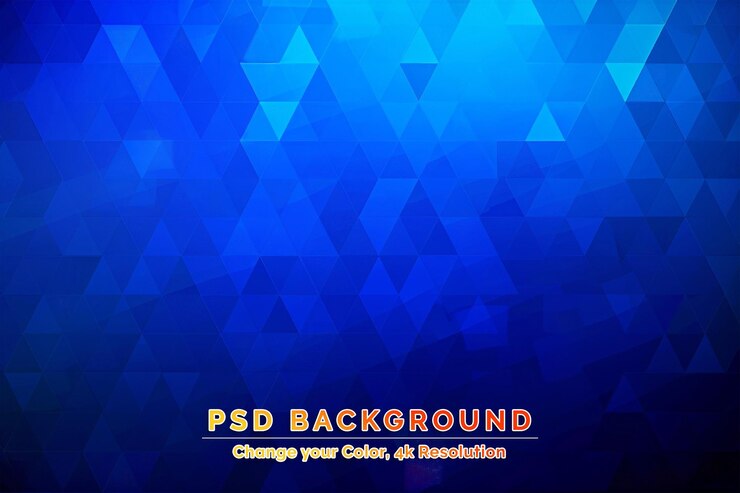 PSD plantilla de mosaico abstracto de vector azul claro