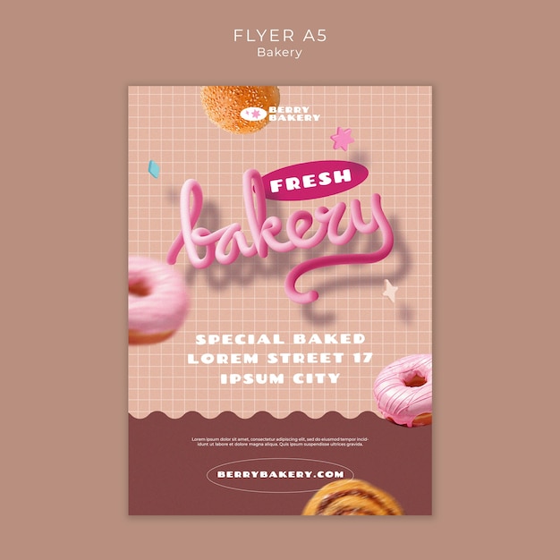 plantilla de panados deliciosos