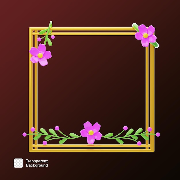 plantilla de PNG 3D para cuadros de pareja de Polaroid