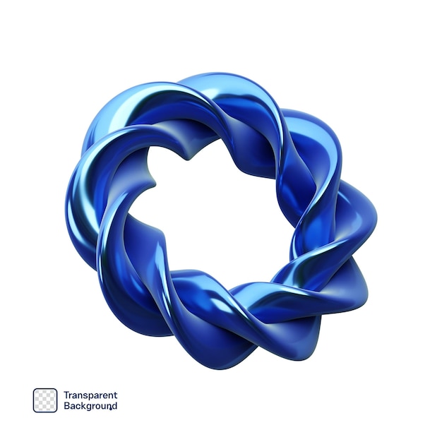 plantilla de PNG de forma abstracta azul
