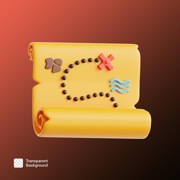 La plantilla PNG del icono 3D del activo del juego