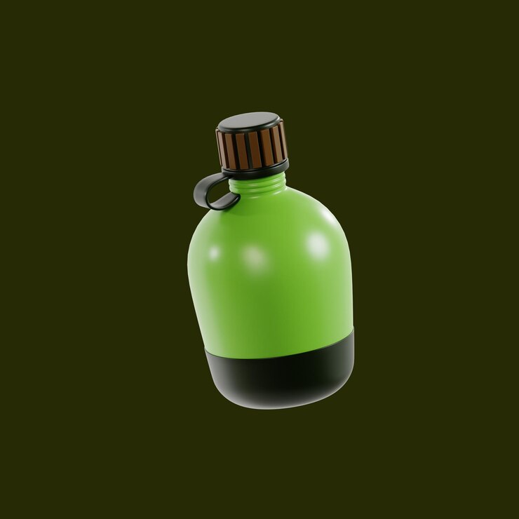 PSD plantilla png de icono 3d militar