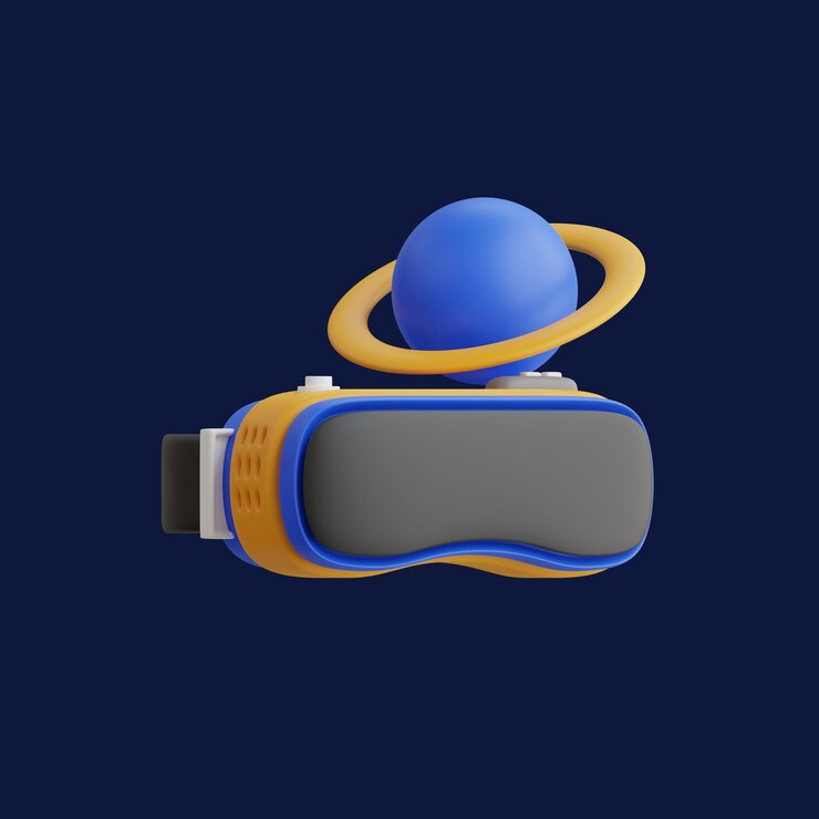 PSD plantilla png de icono 3d de objetos del futuro