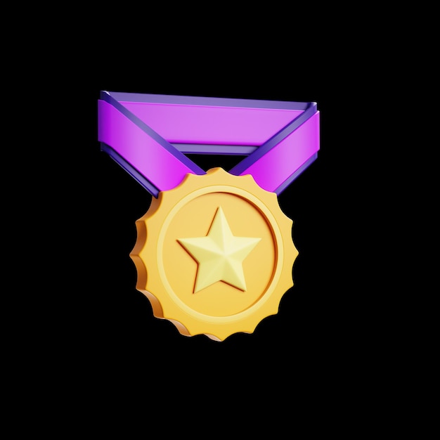plantilla PNG del icono de clasificación de estrellas 3D