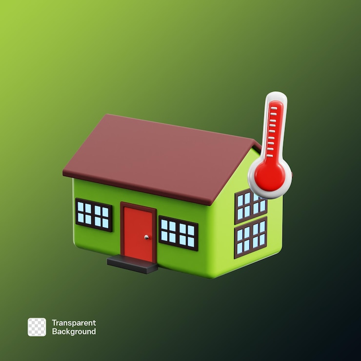 PSD plantilla png de ilustración 3d de energía ecológica