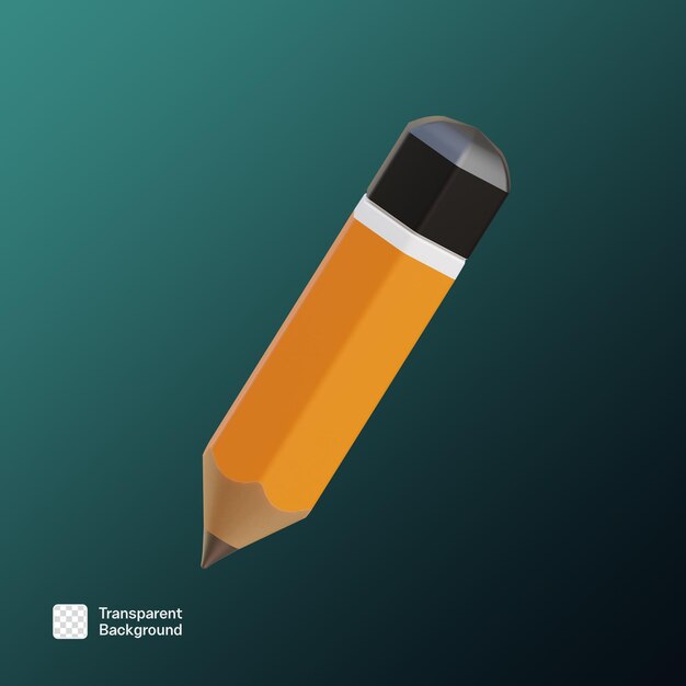 plantilla PNG de ilustración 3D de regreso a la escuela