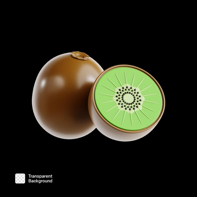 plantilla PNG de ilustración de íconos 3D de frutas