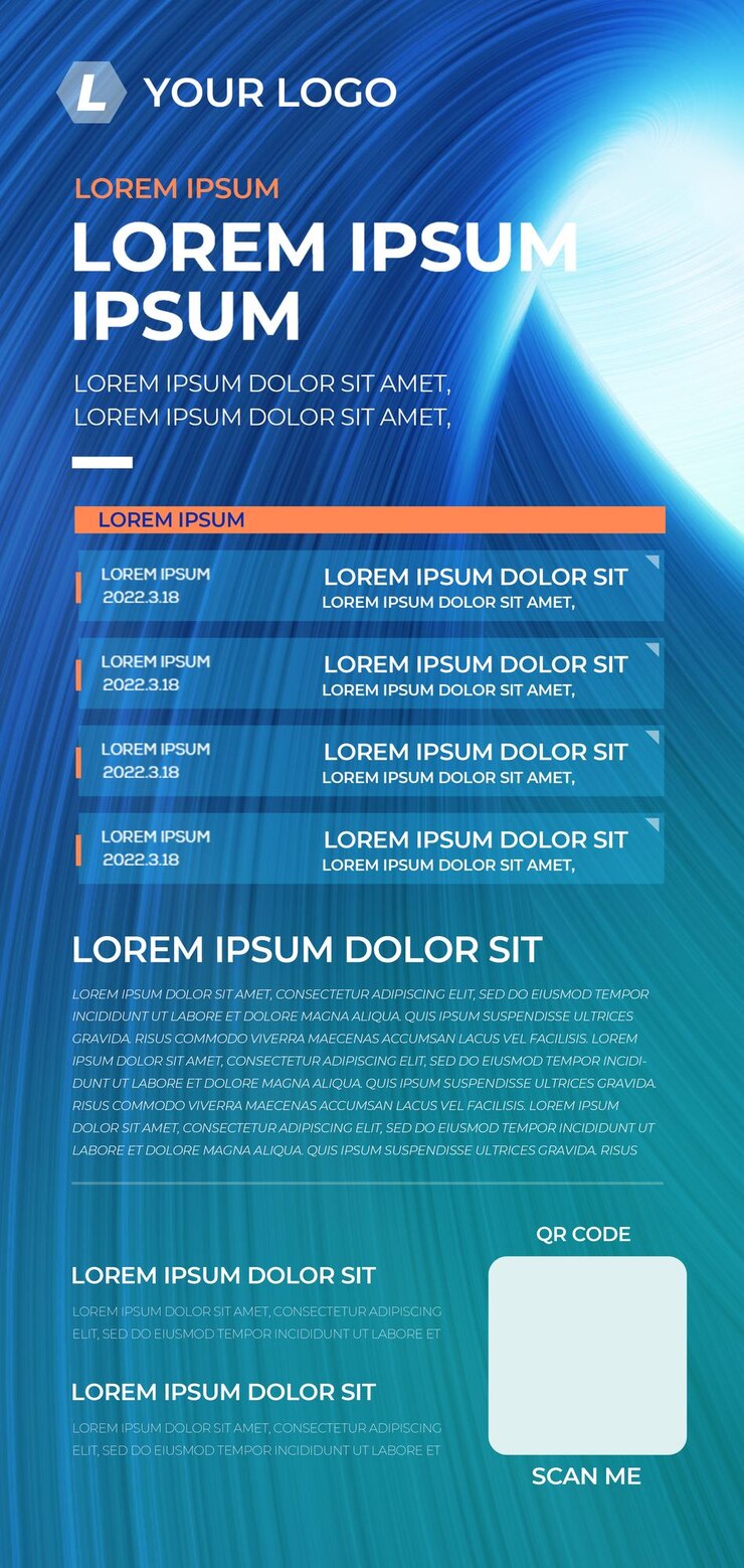 PSD plantilla de póster de tecnología moderna en capas, psd de alta definición