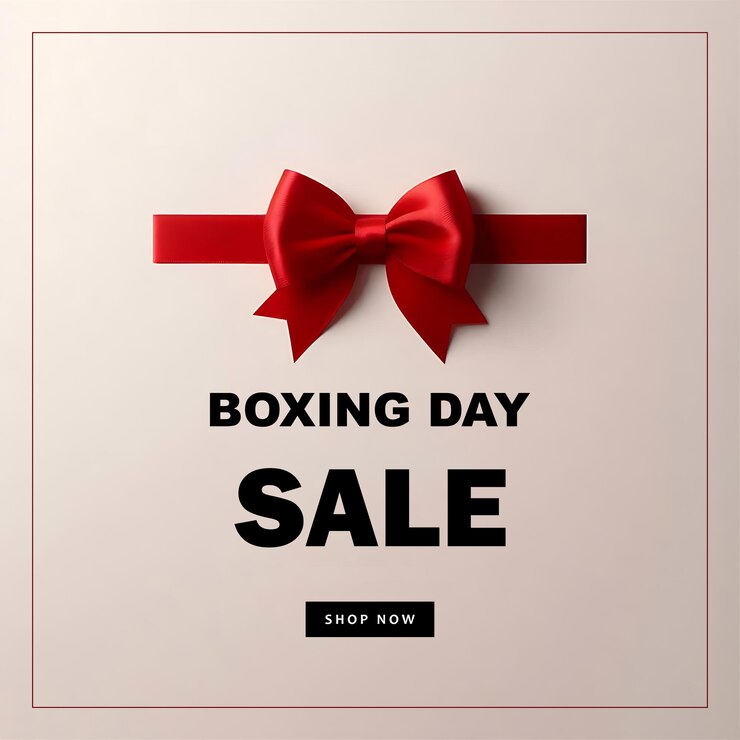 Plantilla de PSD para el banner de la venta del día del boxeo