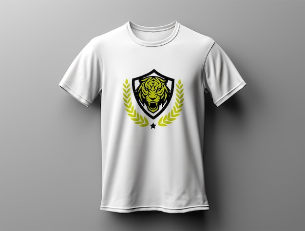 Plantilla PSD de diseño de maqueta de camiseta 3D