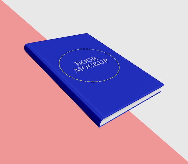 Plantilla PSD de diseño de mockup de libro