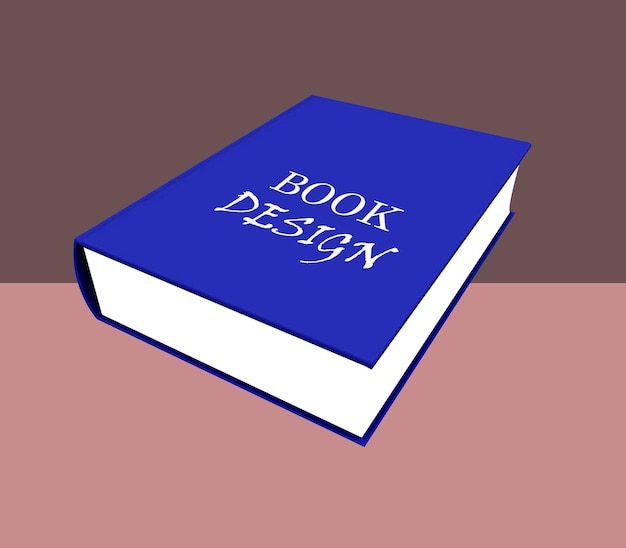Plantilla PSD de diseño de mockup de libro