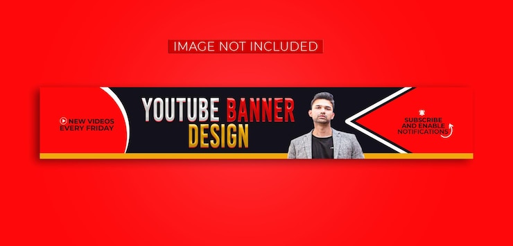 PSD plantilla psd de diseño de portada de banner de youtube profesional