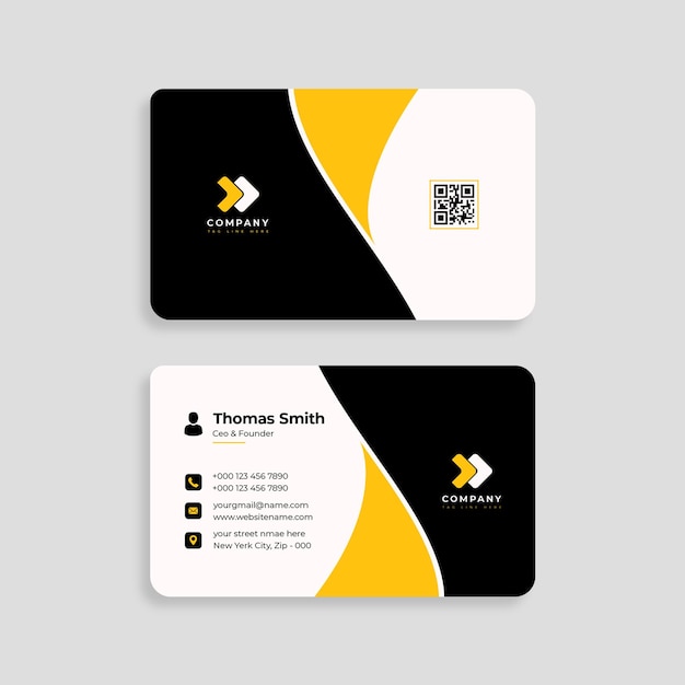 Plantilla PSD de diseño de tarjeta de visita de empresa