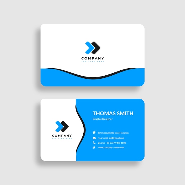plantilla psd de diseño de tarjeta de visita profesional