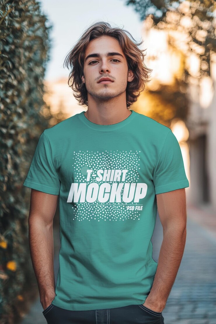 plantilla PSD de maquillaje de camiseta editable